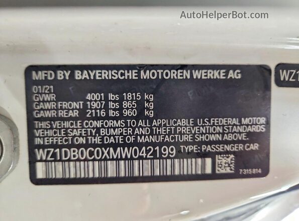 WZ1DB0C0XMW042199 2021 TOYOTA GR White Շարժիչի բաժամունքի տեսք