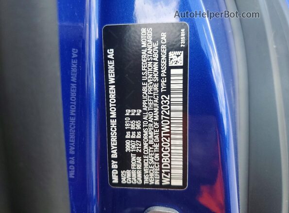 WZ1DB0G02TW072032 2026 TOYOTA GR Blue Engine compartment view