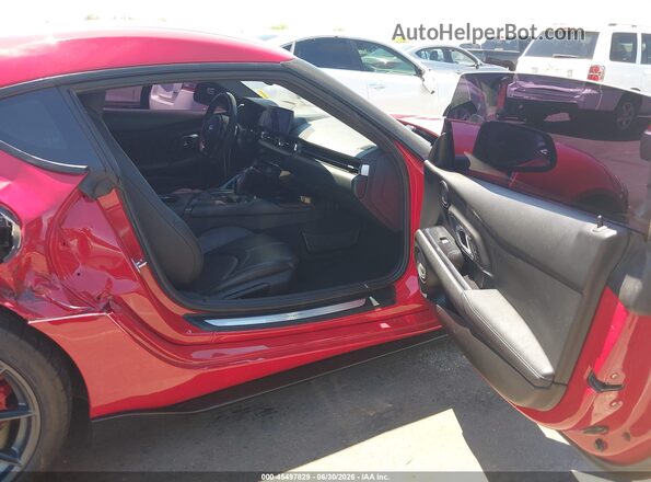 WZ1DB4C0XLW025229 2020 TOYOTA GR SUPRA Red Front interior view