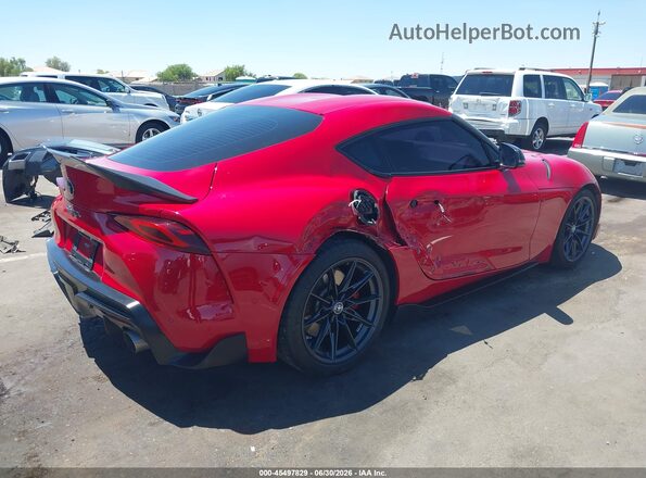 WZ1DB4C0XLW025229 2020 TOYOTA GR SUPRA Red Front view
