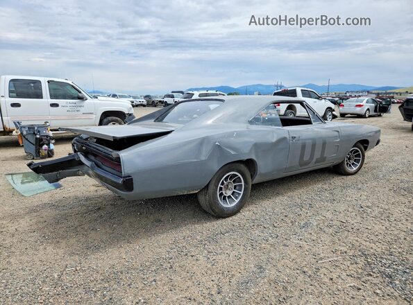 XP29H9G215241 1969 DODGE CHARGER Серый Задняя правая четверть