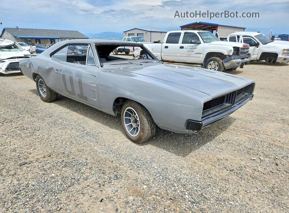 XP29H9G215241 1969 DODGE CHARGER Серый Передняя правая четверть