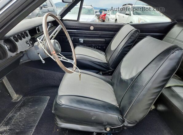 XP29H9G215241 1969 DODGE CHARGER Серый Вид салона спереди