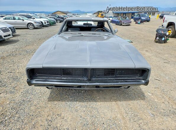 XP29H9G215241 1969 DODGE CHARGER Серый Вид спереди
