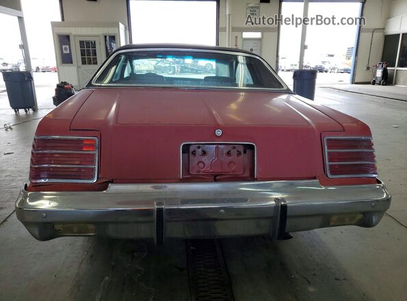 XS22G8R240100 1978 DODGE MAGNUM Красный Вид сзади