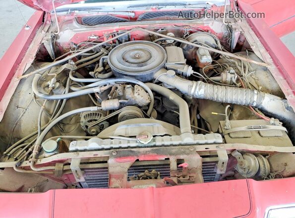 XS22G8R240100 1978 DODGE MAGNUM Красный Вид задней части салона