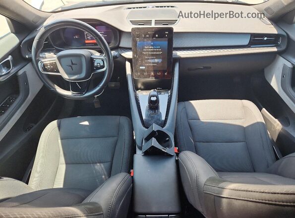 YSMED3KA6PL161144 2023 POLESTAR 2 Blue Вид панелі приладів