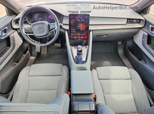 YSMED3KA7PL124930 2023 POLESTAR 2 Gray Вид панелі приладів