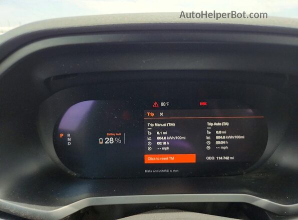 YSMED3KA7PL124930 2023 POLESTAR 2 Gray Вид щитка приладів