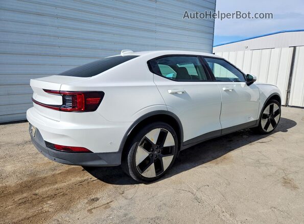 YSMED3KA7PL131988 2023 POLESTAR 2 White უკანა მარჯვენა