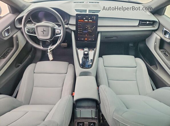 YSMED3KA9PL130244 2023 POLESTAR 2 Gray წინა პანელის ხედი
