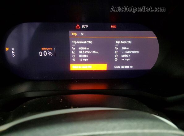 YSMEG3KA0PL161776 2023 POLESTAR 2 Black Instrument cluster view