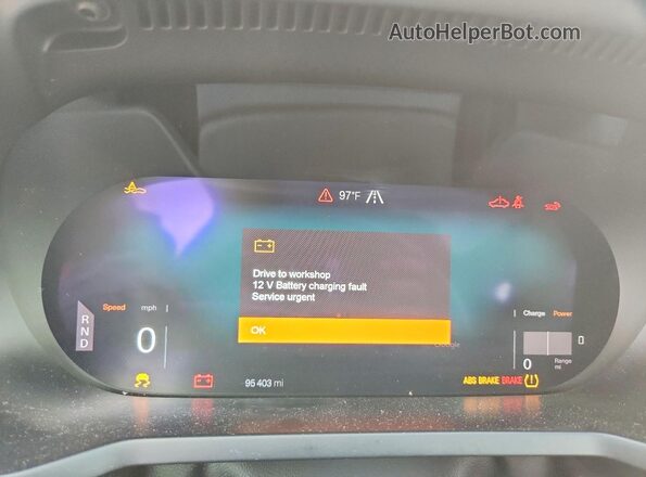 YSMEG3KA2PL122560 2023 POLESTAR 2 Silver Вид щитка приладів