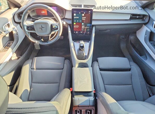 YSMEG3KA4PL116078 2023 POLESTAR 2 Белый Вид панели приборов