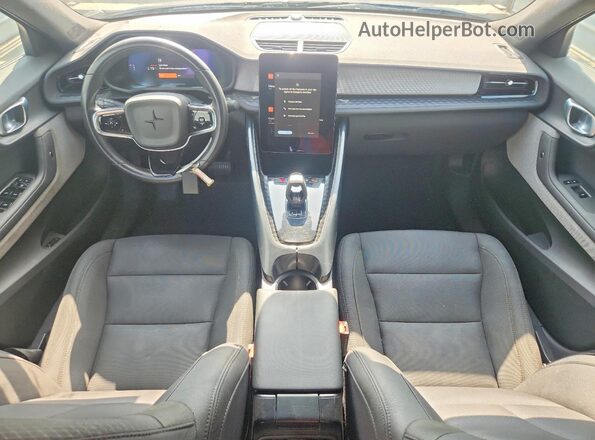 YSMEG3KA5PL127428 2023 POLESTAR 2 Black Dashboard view