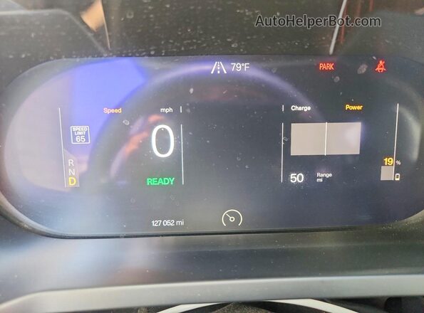 YSMEG3KA5PL127428 2023 POLESTAR 2 Black Instrument cluster view