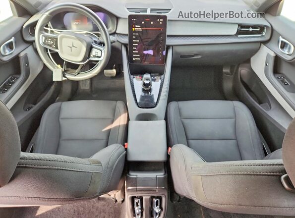 YSMEG3KA7PL142965 2023 POLESTAR 2 White Widok deski rozdzielczej