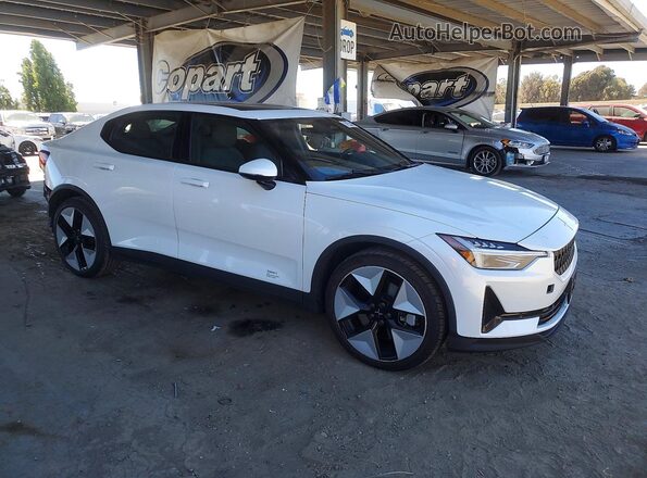 YSMEG3KA9PL129439 2023 POLESTAR 2 Белый Передняя правая четверть