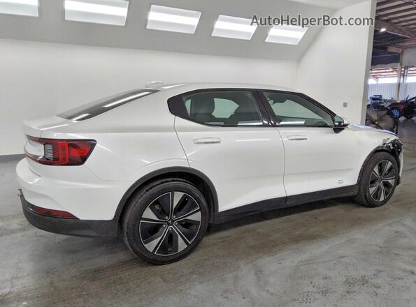 YSMEG3KA9PL136438 2023 POLESTAR 2 Белый Задняя правая четверть