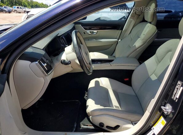 YV1102AK7H1006359 2017 VOLVO S90 Blue Widok wnętrza z przodu