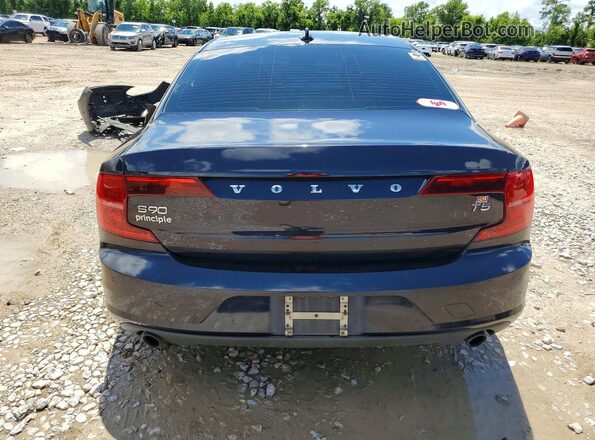 YV1102AK7H1006359 2017 VOLVO S90 Blue Widok z tyłu