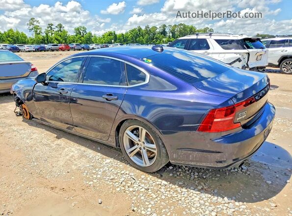 YV1102AK7H1006359 2017 VOLVO S90 Blue Tył lewy