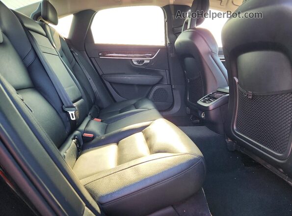 YV1102AKXH1003584 2017 VOLVO S90 Black Widok tylnych siedzeń