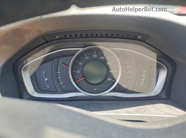 YV126MFJ0G2402530 2016 VOLVO S60 White Instrument cluster view