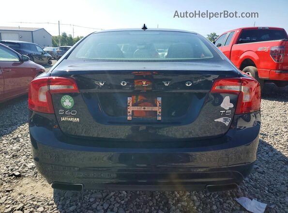 YV126MFK0G2408742 2016 VOLVO S60 Black Հետևի տեսք