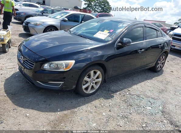 YV126MFK2G2397002 2016 VOLVO S60 Black Առջևի ձախ երեք քառորդ տեսարան
