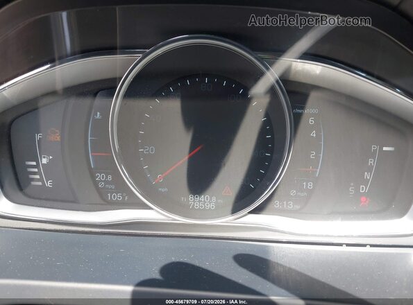 YV126MFK2G2397002 2016 VOLVO S60 Black Հետևի նստատեղերի տեսք