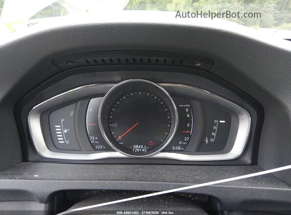 YV126MFK2G2406751 2016 VOLVO S60 Gray უკანა სავარძლების ხედი