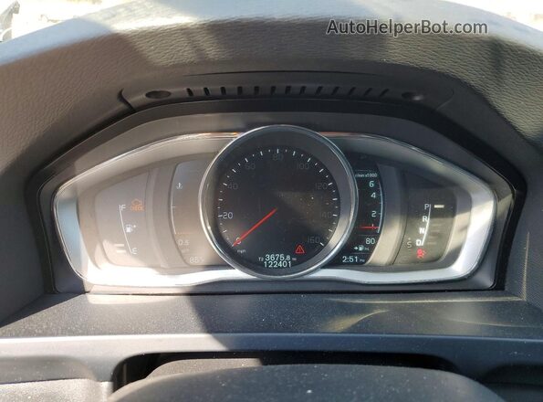YV126MFK4G2413085 2016 VOLVO S60 Серебряный Вид щитка приборов