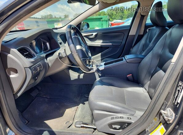 YV126MFK5G2396863 2016 VOLVO S60 Gray წინა სალონის ხედი