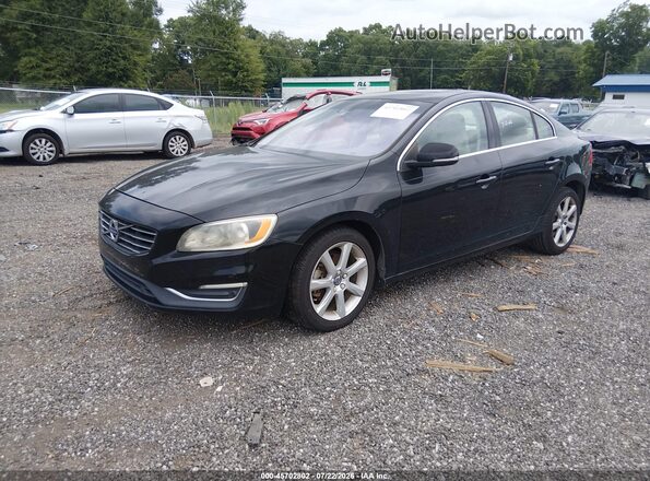 YV126MFK5G2397382 2016 VOLVO S60 Black წინა მარცხენა ხედი სამი მეოთხედიდან