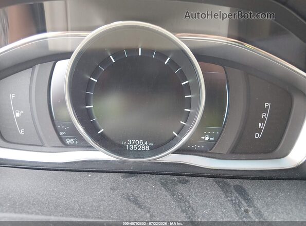 YV126MFK5G2397382 2016 VOLVO S60 Black უკანა სავარძლების ხედი