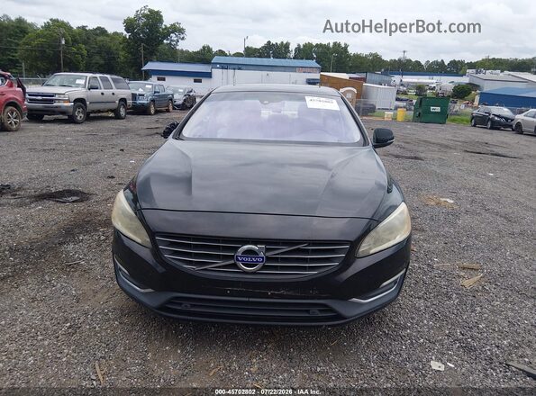 YV126MFK5G2397382 2016 VOLVO S60 Black ხელსაწყოთა პანელის ხედი
