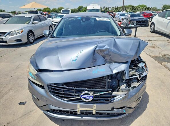 YV126MFL3H2435105 2017 VOLVO S60 Gray Вид спереду