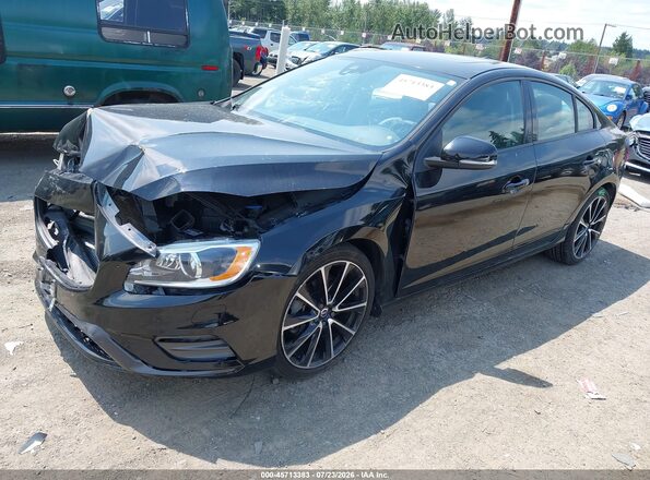 YV126MFL3J2452203 2018 VOLVO S60 Black Передня ліва чверть