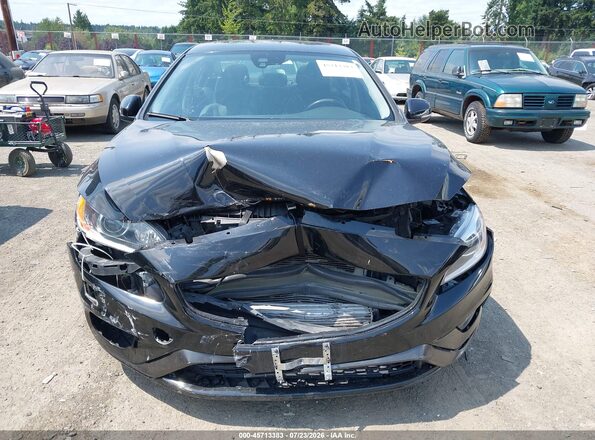 YV126MFL3J2452203 2018 VOLVO S60 Black Вид задньої частини салону