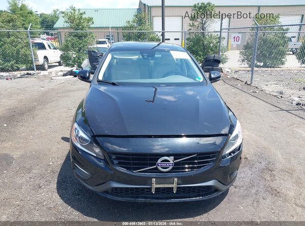 YV126MFL7J2454312 2018 VOLVO S60 Black Սարքավորումների վահանակի տեսք