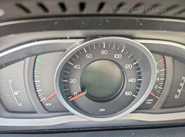 YV126MFL8H2423631 2017 VOLVO S60 White Vista del cuadro de instrumentos