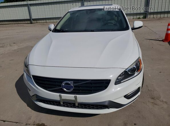 YV126MFL8J2450527 2018 VOLVO S60 White წინა ხედი