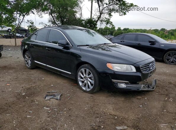 YV140MAK4G1195785 2016 VOLVO S80 Black წინა მარჯვენა