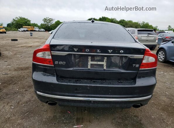 YV140MAK4G1195785 2016 VOLVO S80 Black უკანა ხედი