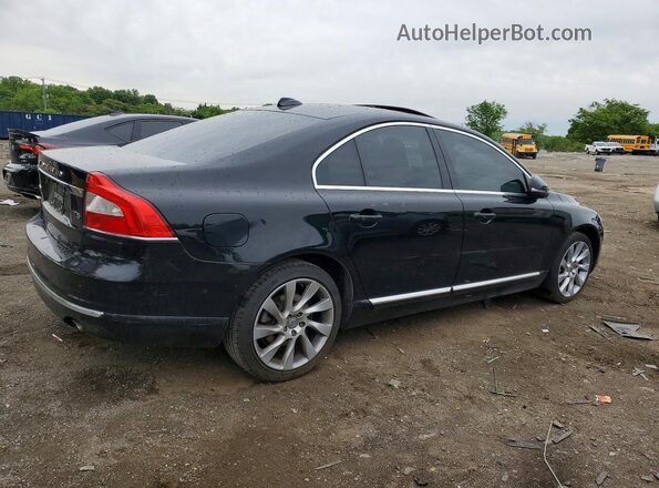 YV140MAK4G1195785 2016 VOLVO S80 Black უკანა მარჯვენა