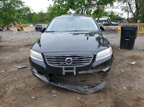 YV140MAK4G1195785 2016 VOLVO S80 Black წინა ხედი
