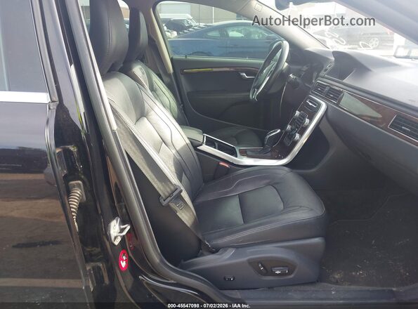 YV140MAM4G1197148 2016 VOLVO S80 Black Widok wnętrza z przodu