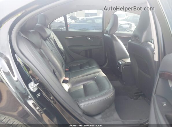 YV140MAM4G1197148 2016 VOLVO S80 Black Widok naklejki z numerem VIN