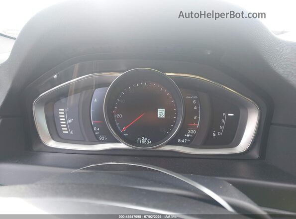YV140MAM4G1197148 2016 VOLVO S80 Black Widok tylnych siedzeń